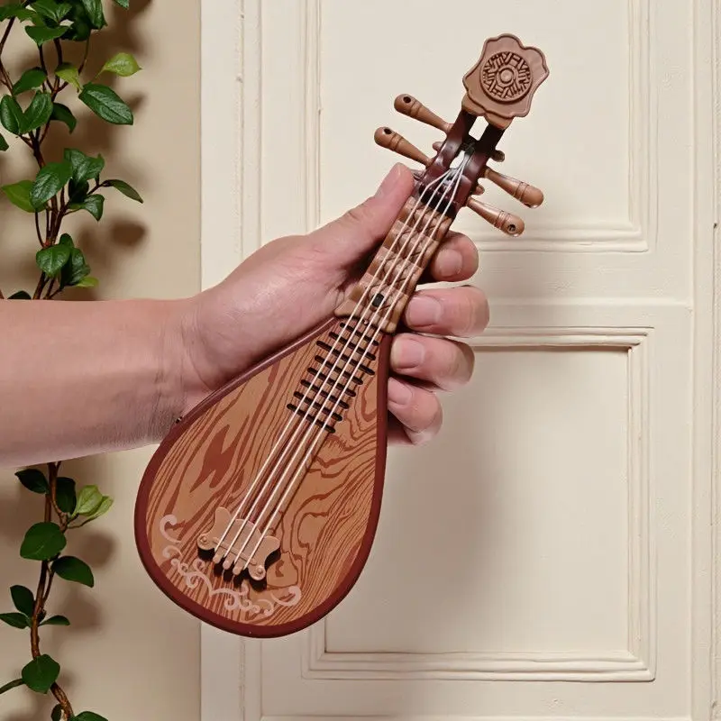 26CM Simulated Lute Electric toy Creative Gifts Children's Early Education Instrument Portable Lute Musical Instruments