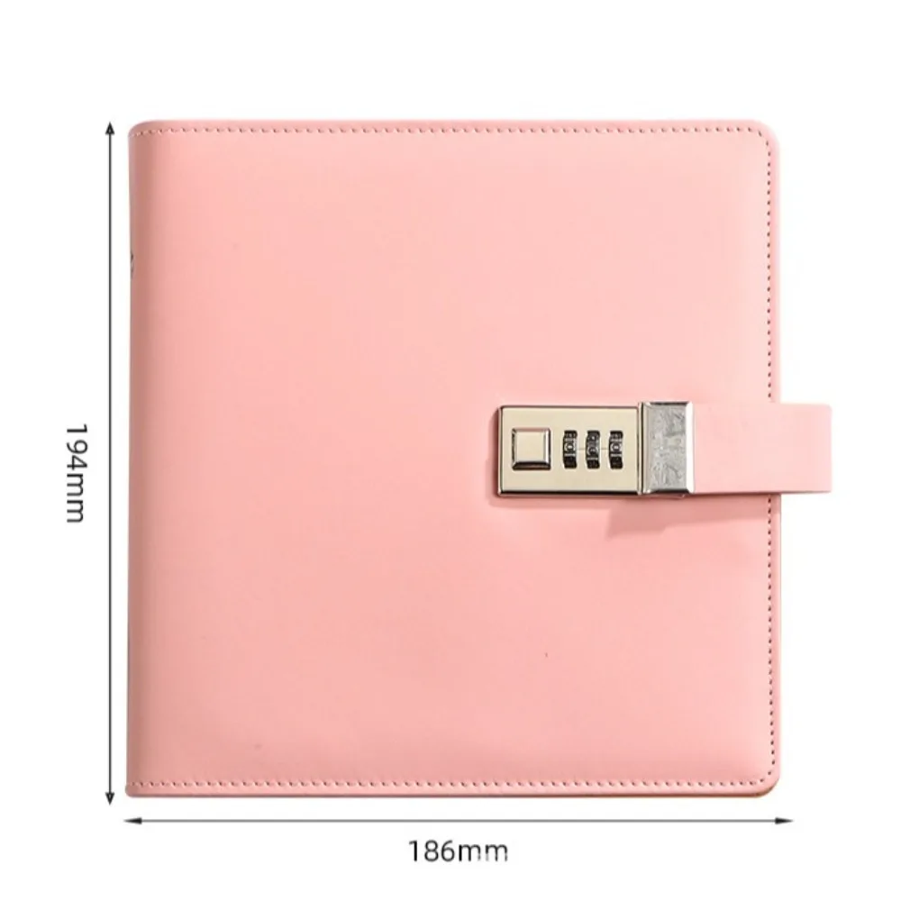 Password Lock 100 Envelopes Money Saving Challeng Couple PU Savings Book Waterproof Reusable Budget Binder Savings Challenge