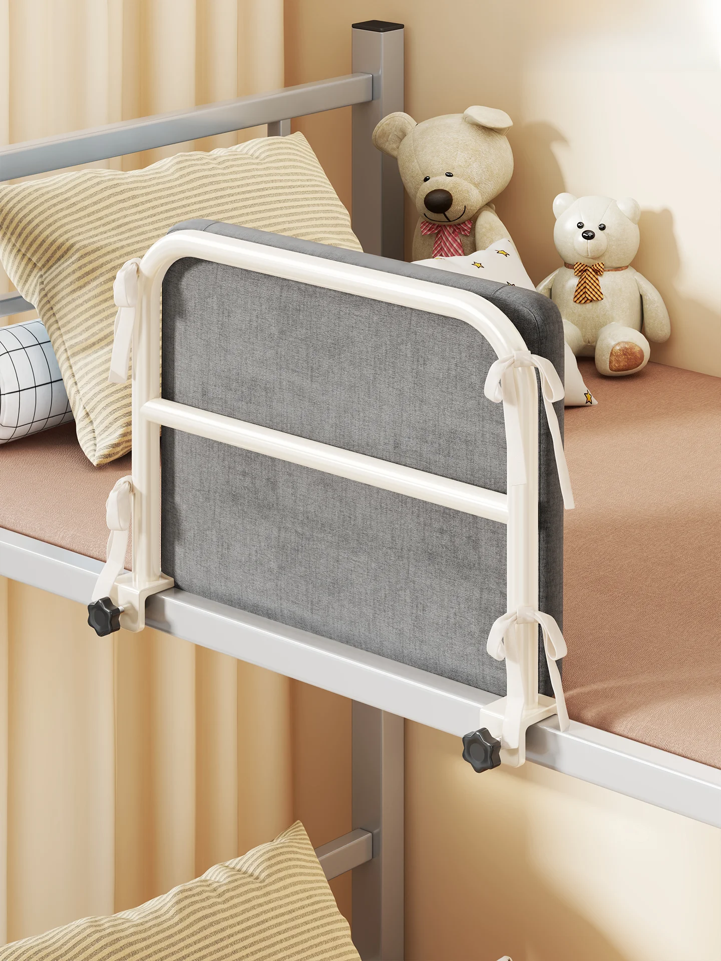Barreira de Segurança para Cama e Beliche Superior, Previne Quedas, Barreira Elevada para Dormitórios e Móveis de Quarto de E...