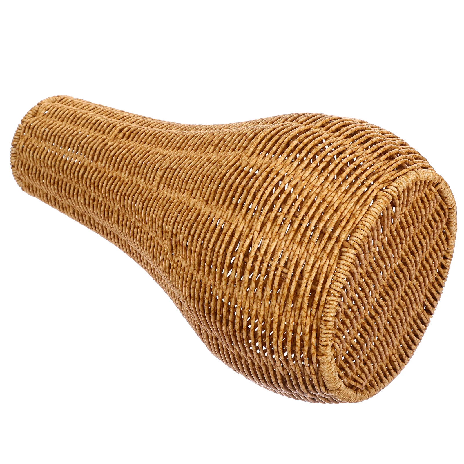 

1pcs Imitation Rattan L Size Woven Flower Vase For Dried Flowers Home Office Decor Plastic Decorative Vase Simple Elegant Table