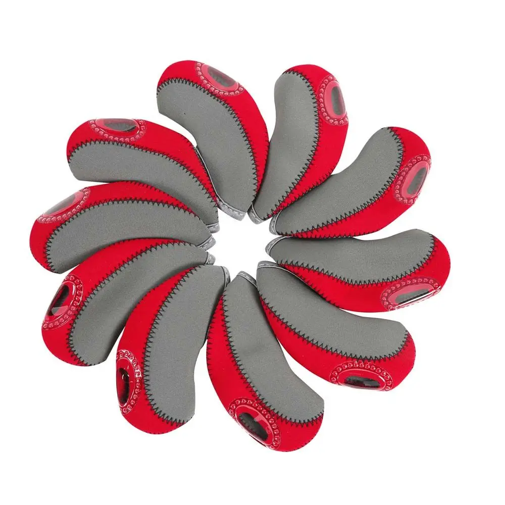 

Golf Iron Covers Set Golf Club Iron Wedge Protector Golf Iron Headcover Protector Case Golf Headcovers Golf Head Cover