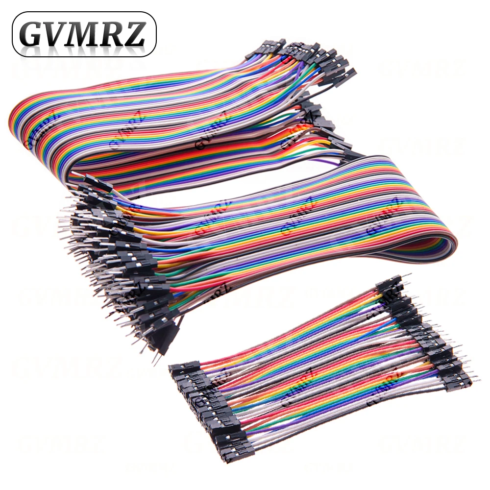 Dupont Line 10CM 20CM 30CM 40Pin Male to Male + Male to Female and Female to Female Jumper Wire Dupont Cable for Arduino DIY KIT