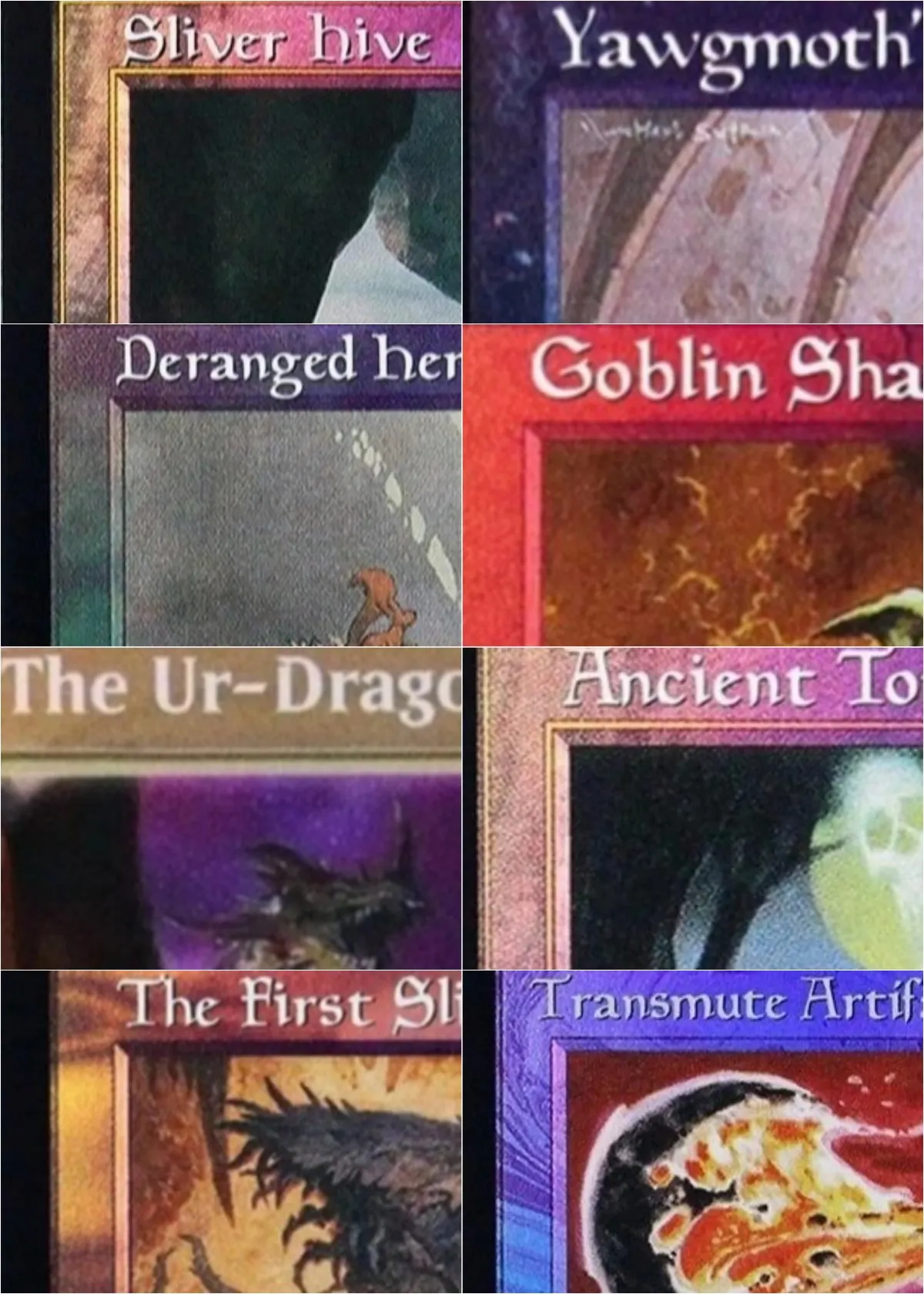 

Foil Sliver Queen/Goblin Sharpshooter Magical Proxy Cards Top Quality Proxy Gathering Board Playing Game Trading Cards