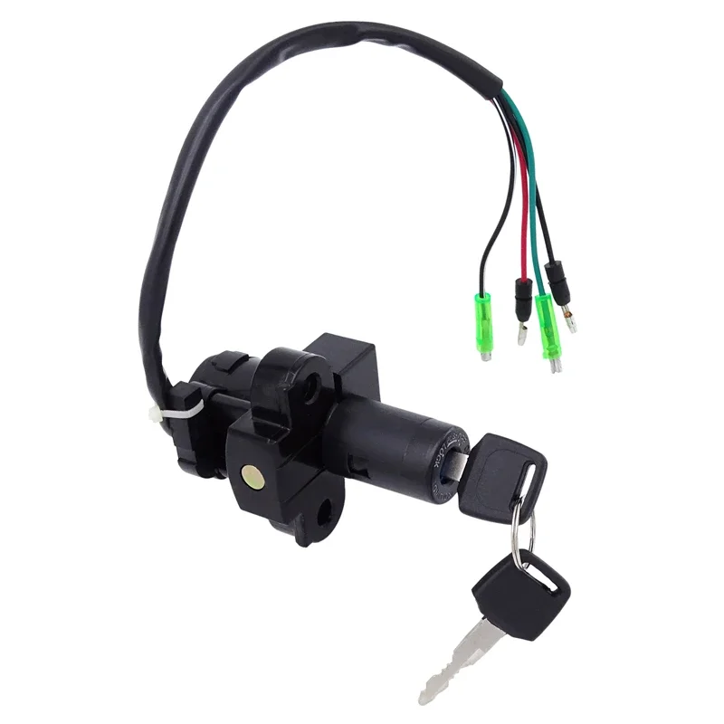 Motorcycle 4 Wires Ignition Switch Petrol Oil Fuel Gas Tank Cap Seat Cover Lock Key Set for Honda NSR125 NSR 125 RX 1993 - 2004