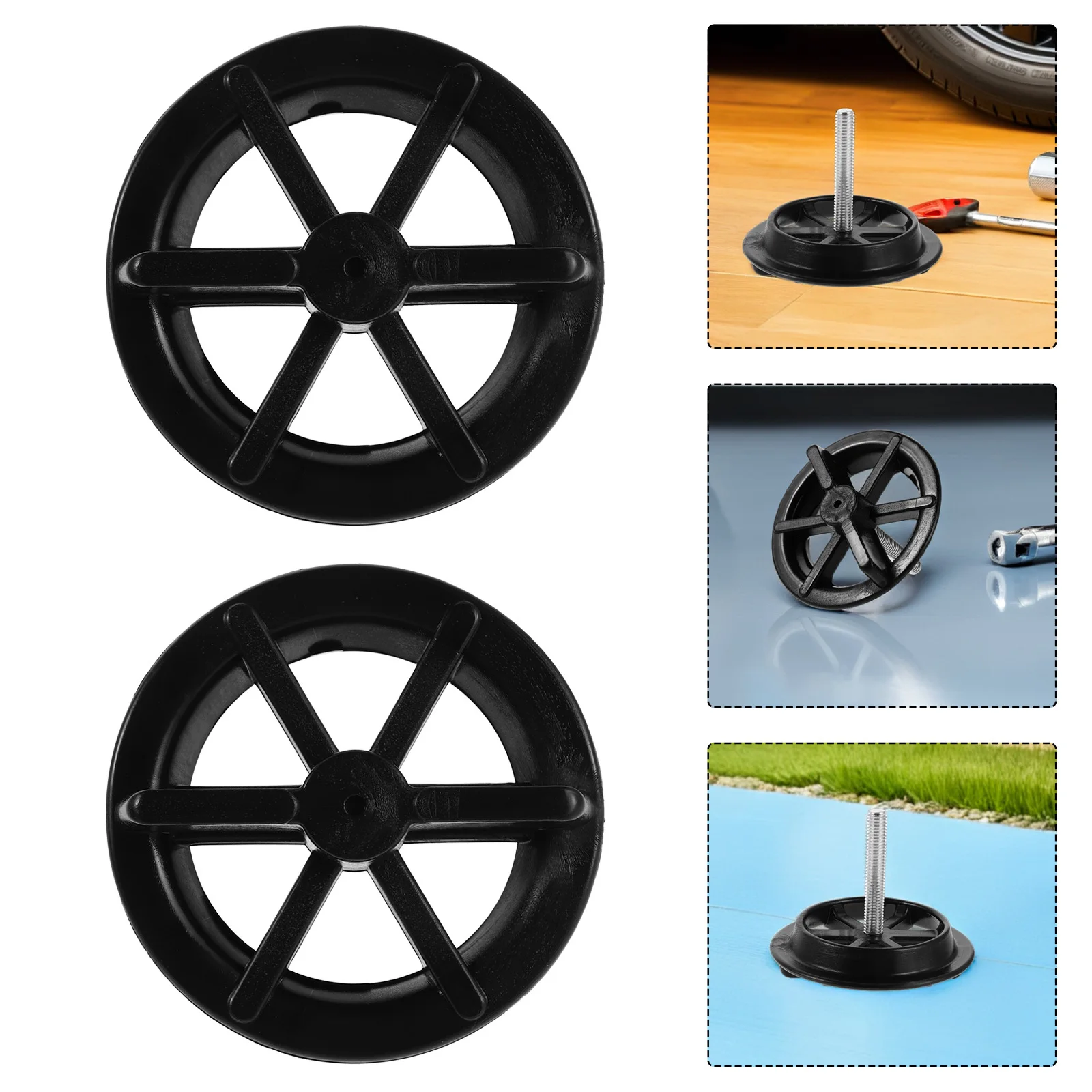 

2pcs Spare Tire Hold-Down Bolt Replacement Black Mounting Clamp Screw Car Tire Fastening Hardware Durable Wheel Carrier Bolt For