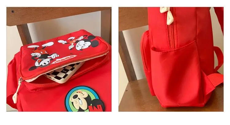 MINISO tas punggung anak-anak, ransel kapasitas besar ringan kartun Disney Donald Duck, lucu, manis dan serbaguna