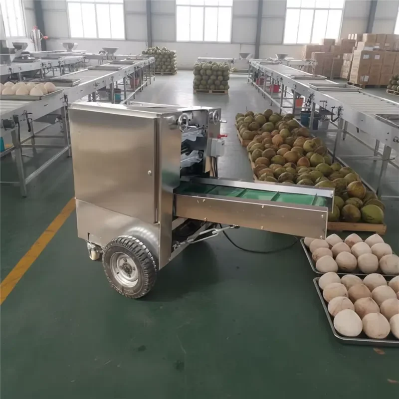 Factory Supply Coconut Dehusking Machine Coconut Processing Equipment
