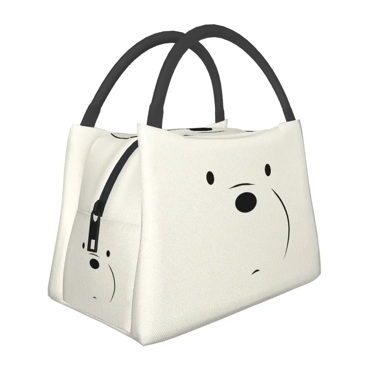 

Ice Bear. Cool Bear Lunch Bags Insulated Bento Box Waterproof Lunch Tote Picnic Bags Cooler Thermal Bag for Woman Student Work