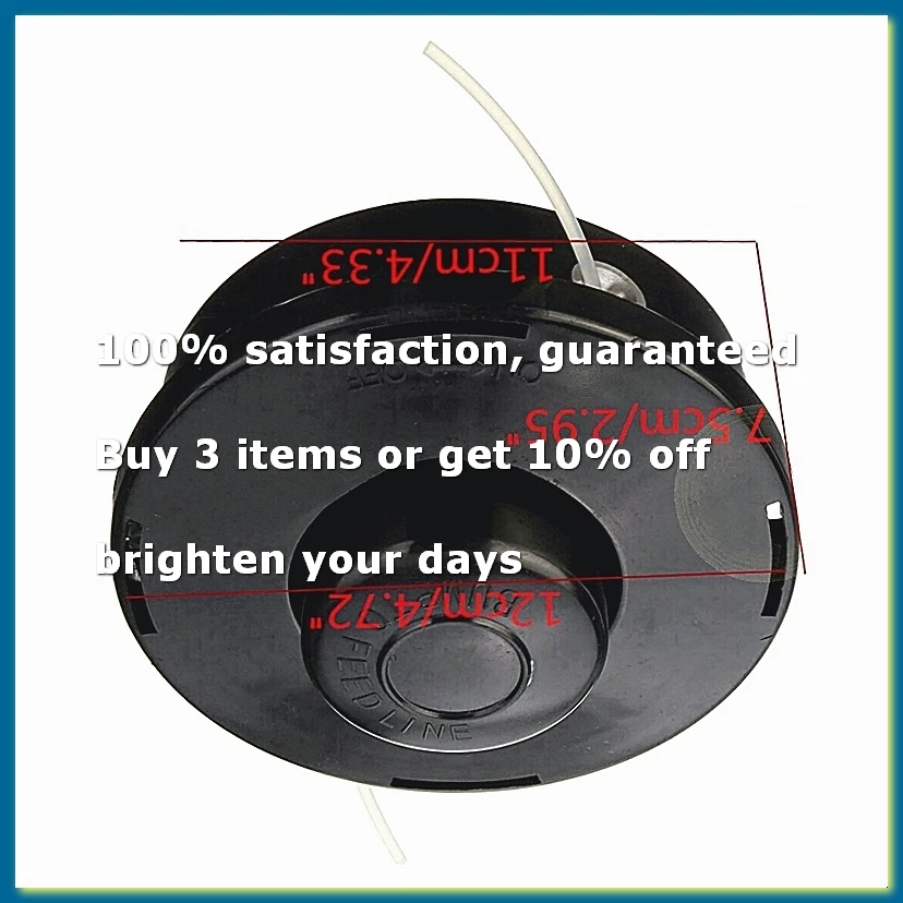 Replacement Petrol Trimmer Head Strimmer Bump Feed Line Spool Brush Cutter Grass