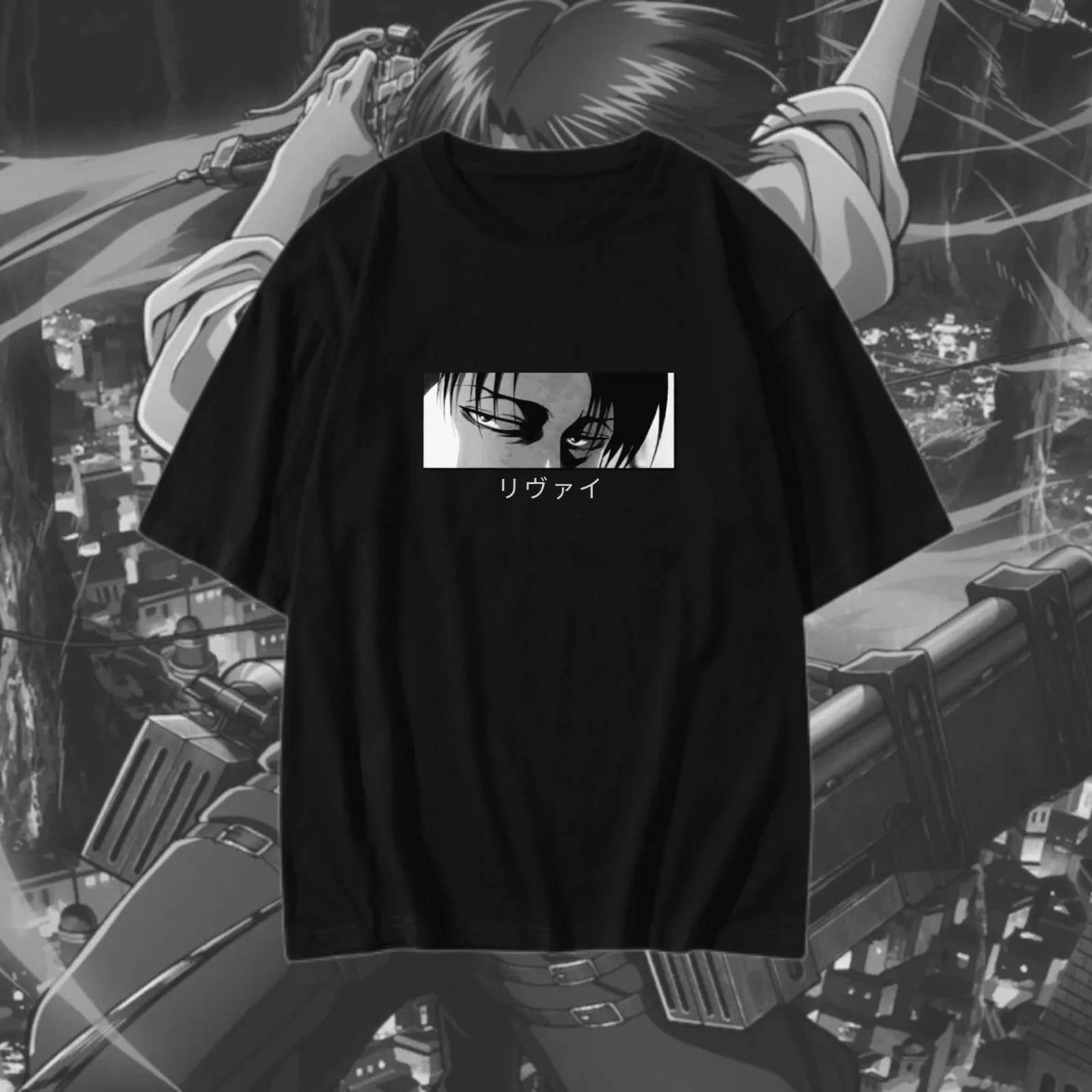 camiseta-masculina-attack-on-titan-2025-em-algodao-estilo-anime-manga-curta-casual-y2k-verao-roupas-femininas-harajuku