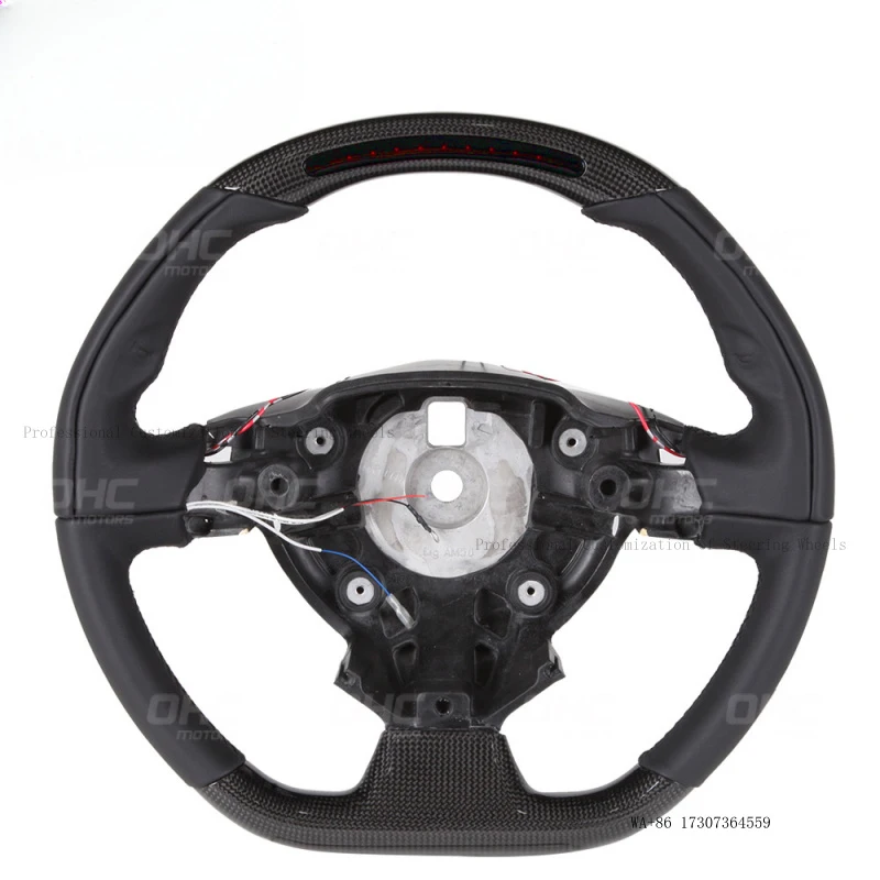Suitable for Ferrari 488 458 456 F12 California LED carbon fiber steering wheel modification