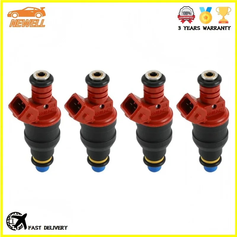 

4pcs 0280150431 852-12123 Fuel Injector For SAAB 900 1994~1998 9-3 1999~2001 2.0L 9000 1994~1998 TURBO 2.3L I4 9142449 30551847