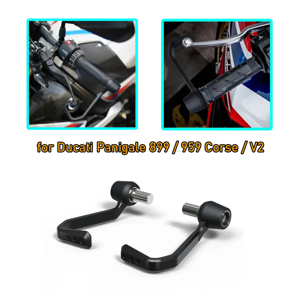 

Motorcycle Bar Ends Brake Clutch Lever Protection for Ducati Panigale 899 / 959 Corse / V2