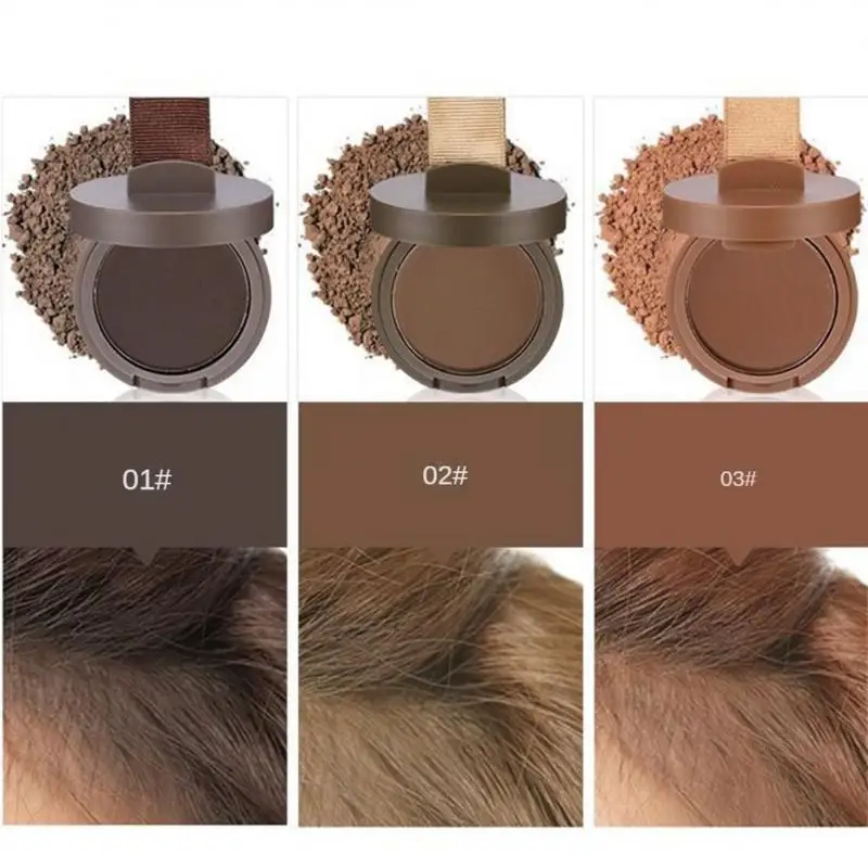 Hairline Shadow Powder Natural Instant Forehead Trimming 3 Color Unisex Beauty Tool Hairline Filling Repair Waterproof Hair Tool