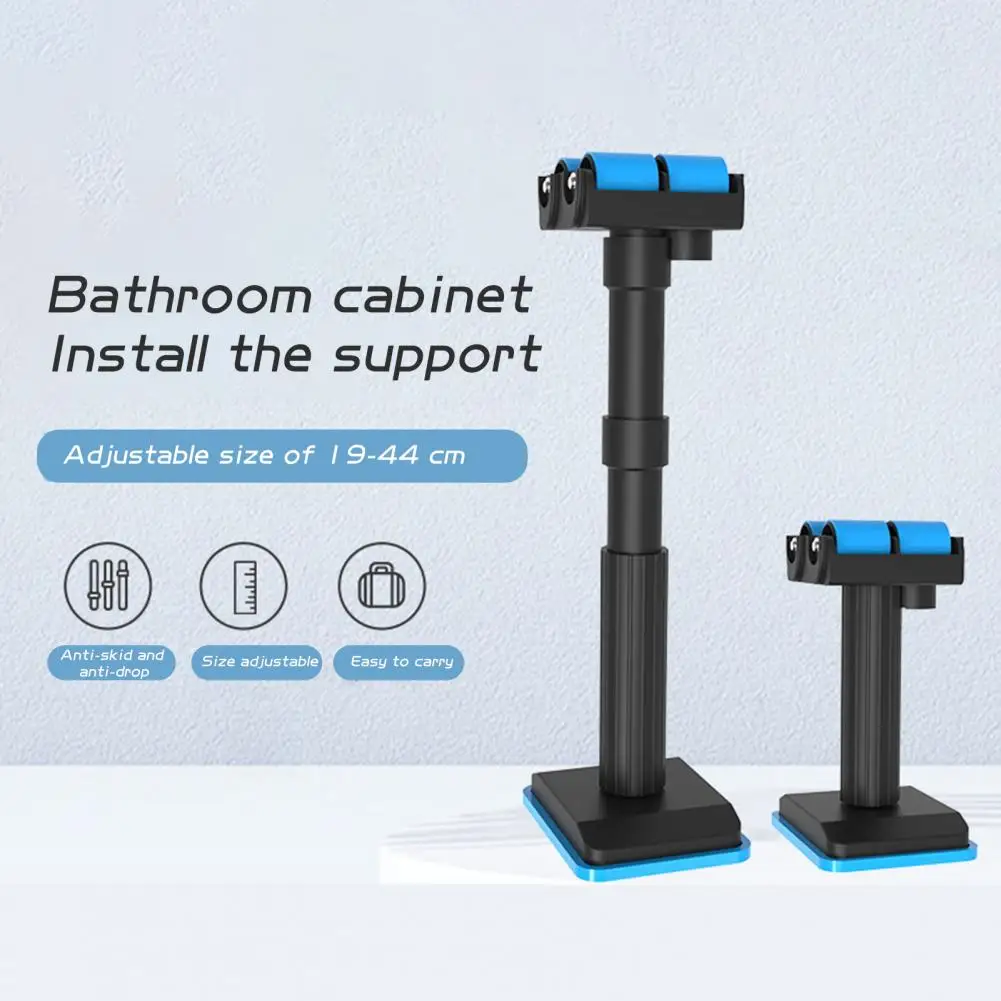Strong Support Shelf Brackets 2pcs Cabinet Jack Support Poles High Hardness Furniture Lifting Brackets Heavy Duty Extension Rods