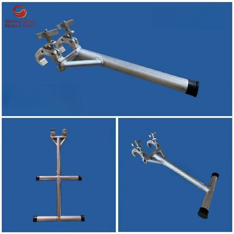Stage Eagle Claw Single Double Hook Cross Auxiliary Bar Lighting Side Mount Lifting Telescopic Hook Truss for Lighting Equipment