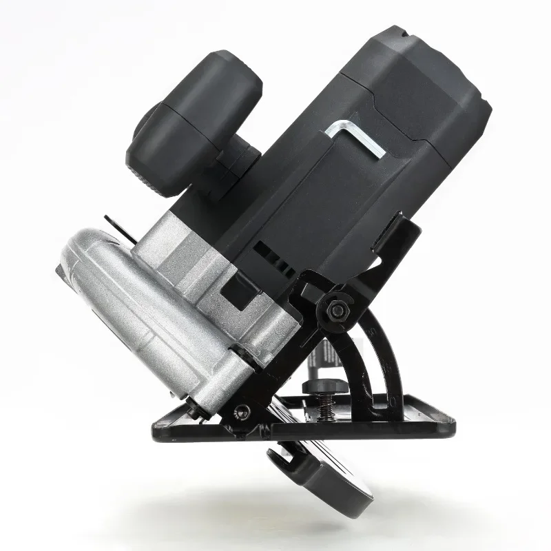 منشار دائري Hyper Tough 12 أمبير سلكي 7-1/4 بوصة مع حذاء لوح فولاذي، مشطوف قابل للتعديل، شفرة وسياج ممزق، حالة جديدة