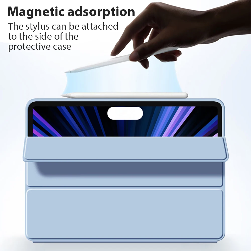 حافظة لجهاز Ipad Pro 13 M4 12.9 A16 10 9 9th 10th Generation Funda لـ Ipad Air 11 5 4 3 2 1 Mini 6 7 M2 M3 2025 ملحقات الغطاء #4