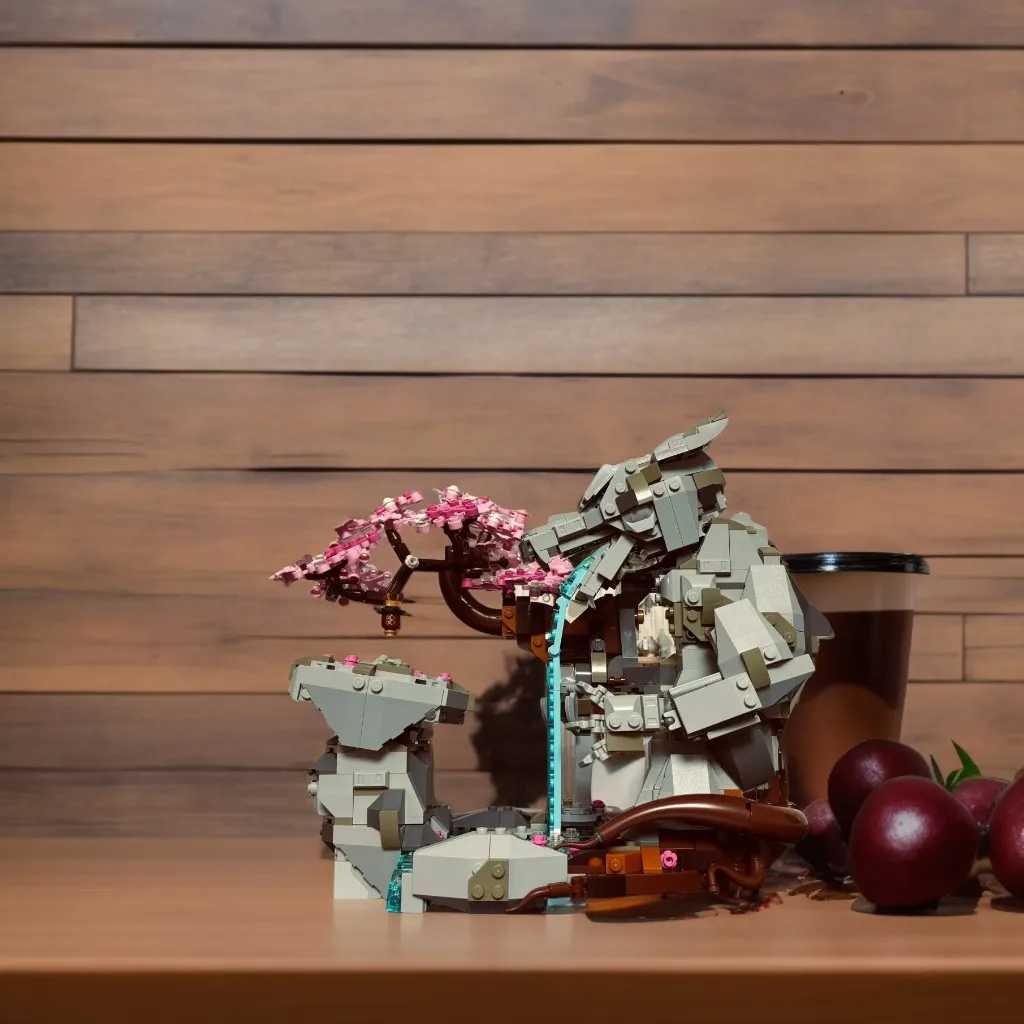 

Stone Dragon Building Blocks Children's Educational Puzzle Toy Ornament Boys Holiday Gift Hobby Collectio