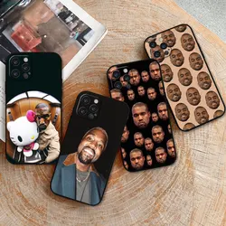 Cute Funny Kanye West Ye Phone Case For Apple iPhone 15 14 16 13 12 11 Pro Max Mini 8 7 X XR SE Silicone Shockproof Back Cover