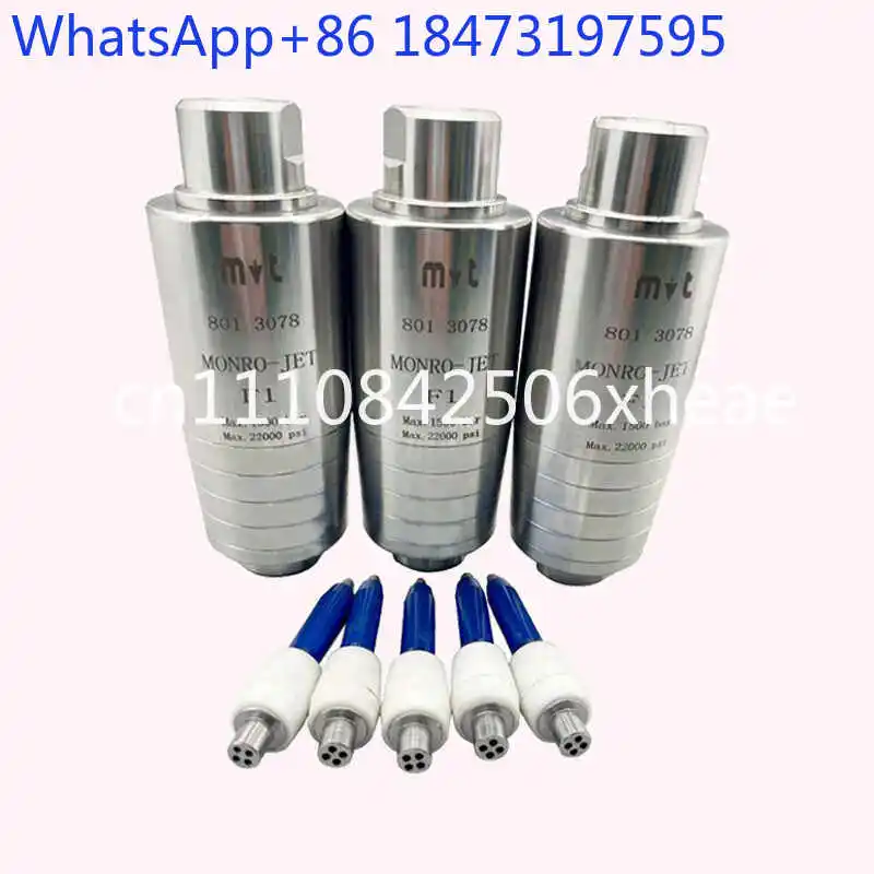 Devil nozzle Metal wear-resistant heat   Condenser Surface descaling cleaning High pressure industrial cleaning Rotary nozzle