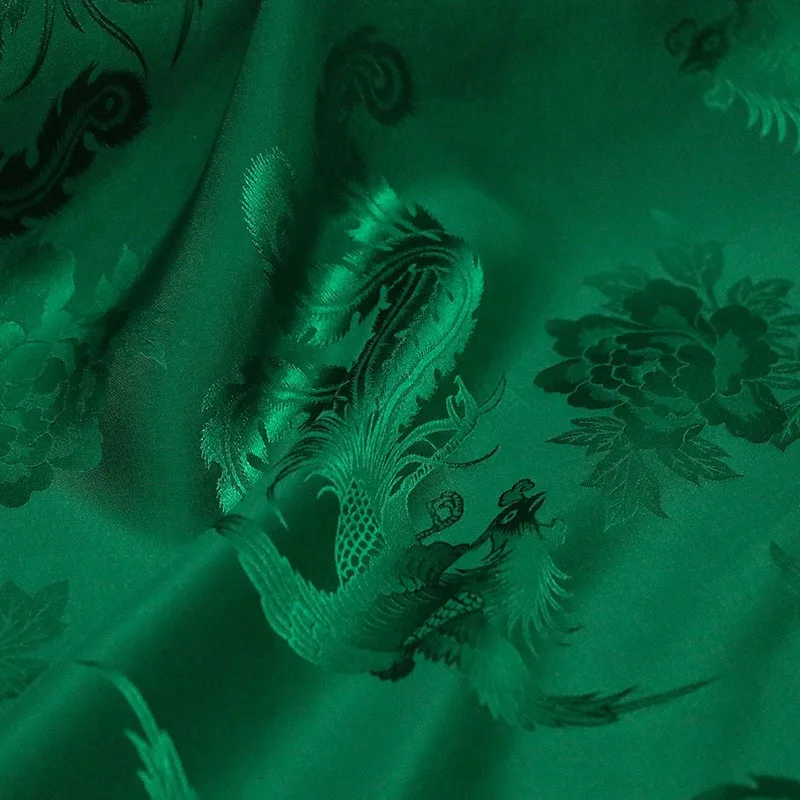 

Silk jacquard satin fabric for clothing designers