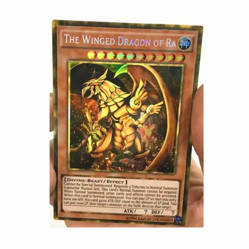 Yu Gi Oh Egyptian God TCG English Obelisk The Tormentor DIY Toys Hobbies Hobby Collectibles Game Collection Anime Cards