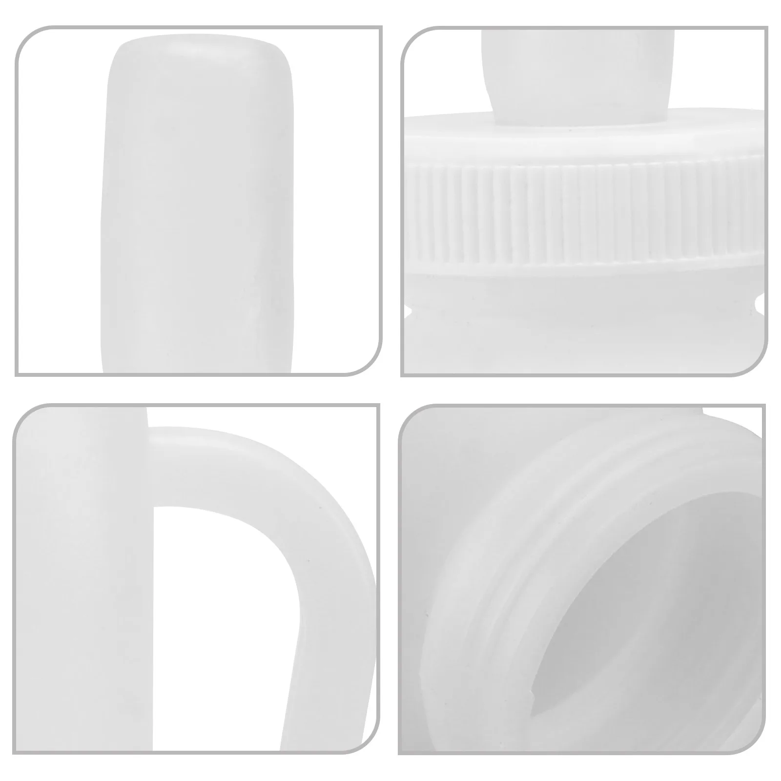 

Plastic 2 Sets 1L White Livestock Nursing Bottle for Young Calf Lamb Feeding Durable Anti Bite Practical Use