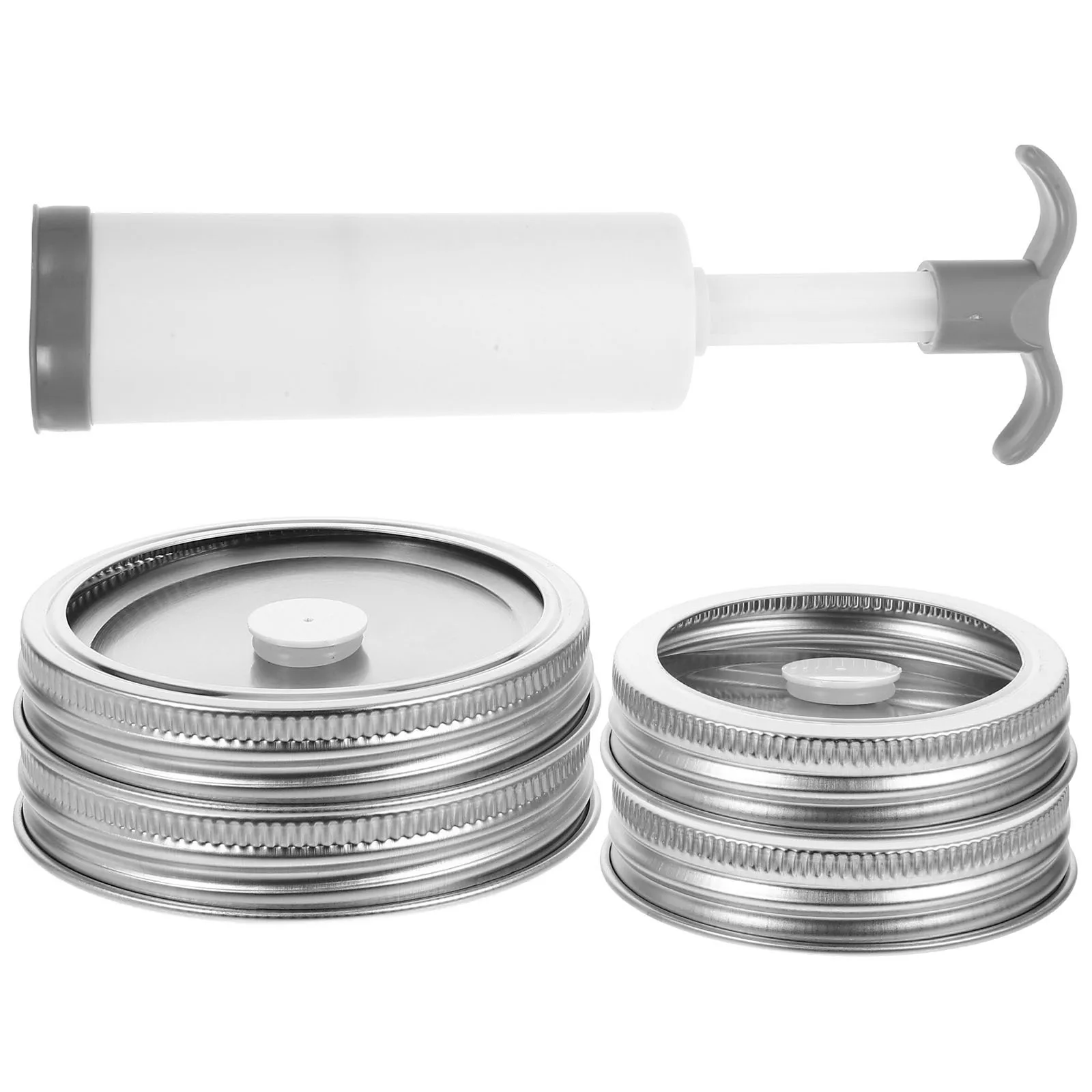 

Jar Vacuum Sealer 304 Stainless Steel Vacuum Seal Lid for Mason Jars Food Preservation Canning Jar Supplies Canning Supplies
