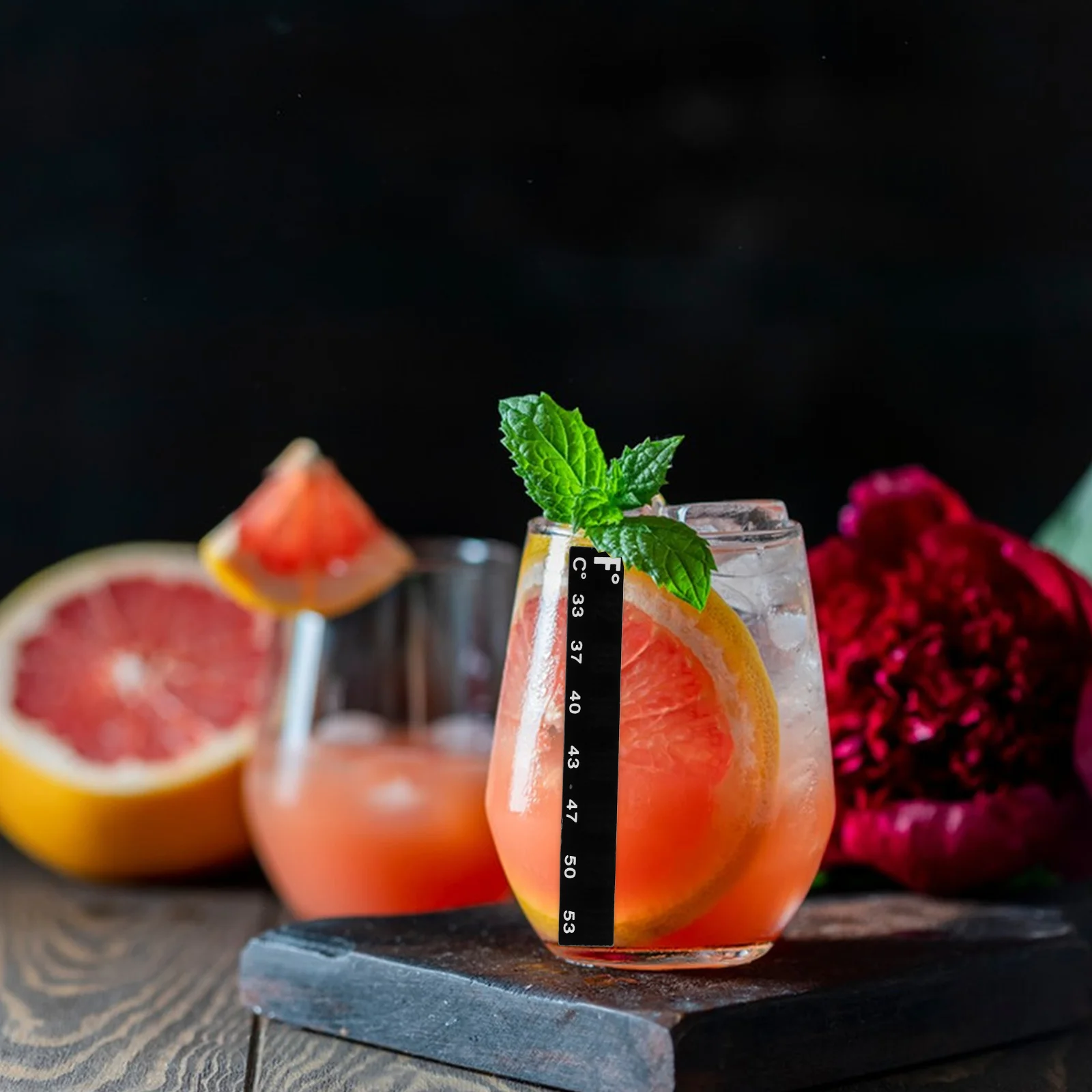 10 stuks zelfklevende digitale thermometerstrips, gemakkelijk afleesbare temperatuurstickers voor wijn, bier, aquarium, thuisbrouwen, gisting