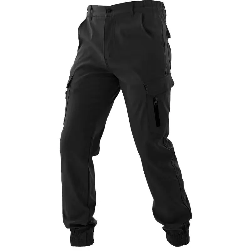 Pantalones elásticos de camuflaje para hombre, pantalón táctico impermeable para pesca, deporte, correr, ciclismo, Camping, senderismo, escalada, primavera y otoño