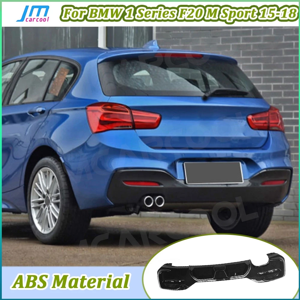 

ABS Rear Bumper Diffuser Lip for BMW 1 Series F20 M Sport M135i M140i 2015- 2018 Rear Lip Spoiler OO- Car Styling