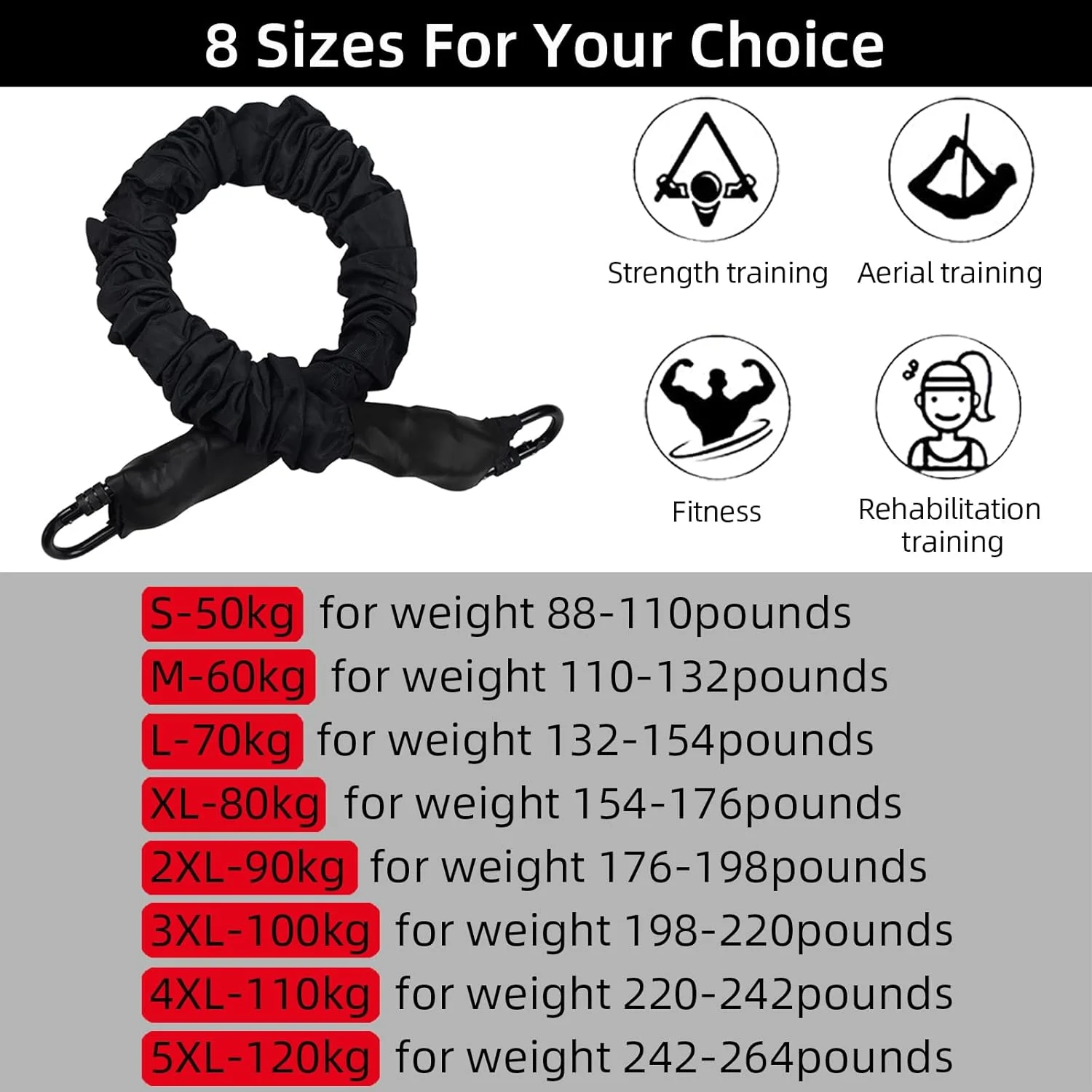 Cordon de danse Bungee 80 kg c - Yoga Fitness Sg avis et prix
