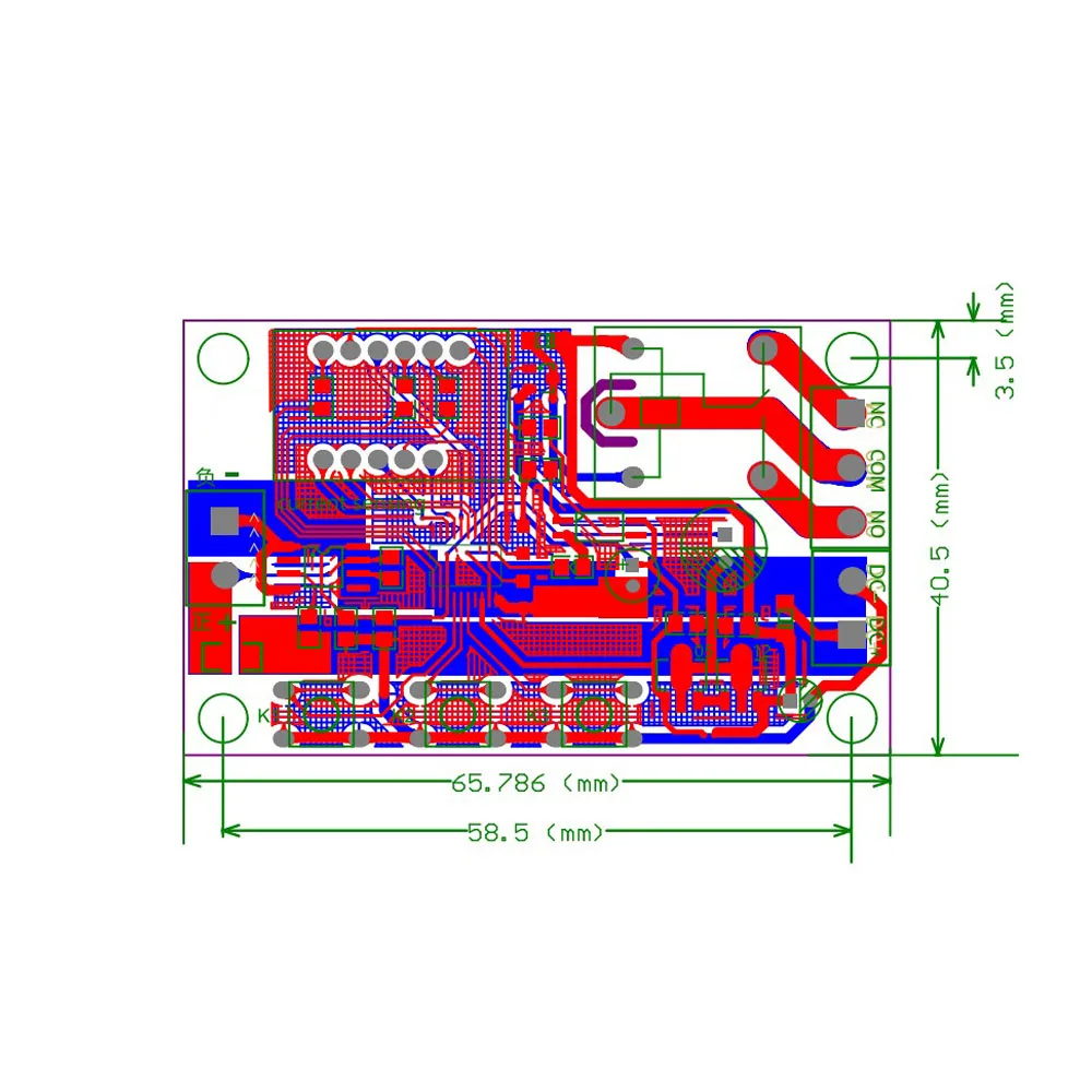 DC5V/12V/24V/7-30V Current Detection Relay Module Digital Display Overcurrent Alarm Switch Controller Motor Stall Protect Relay