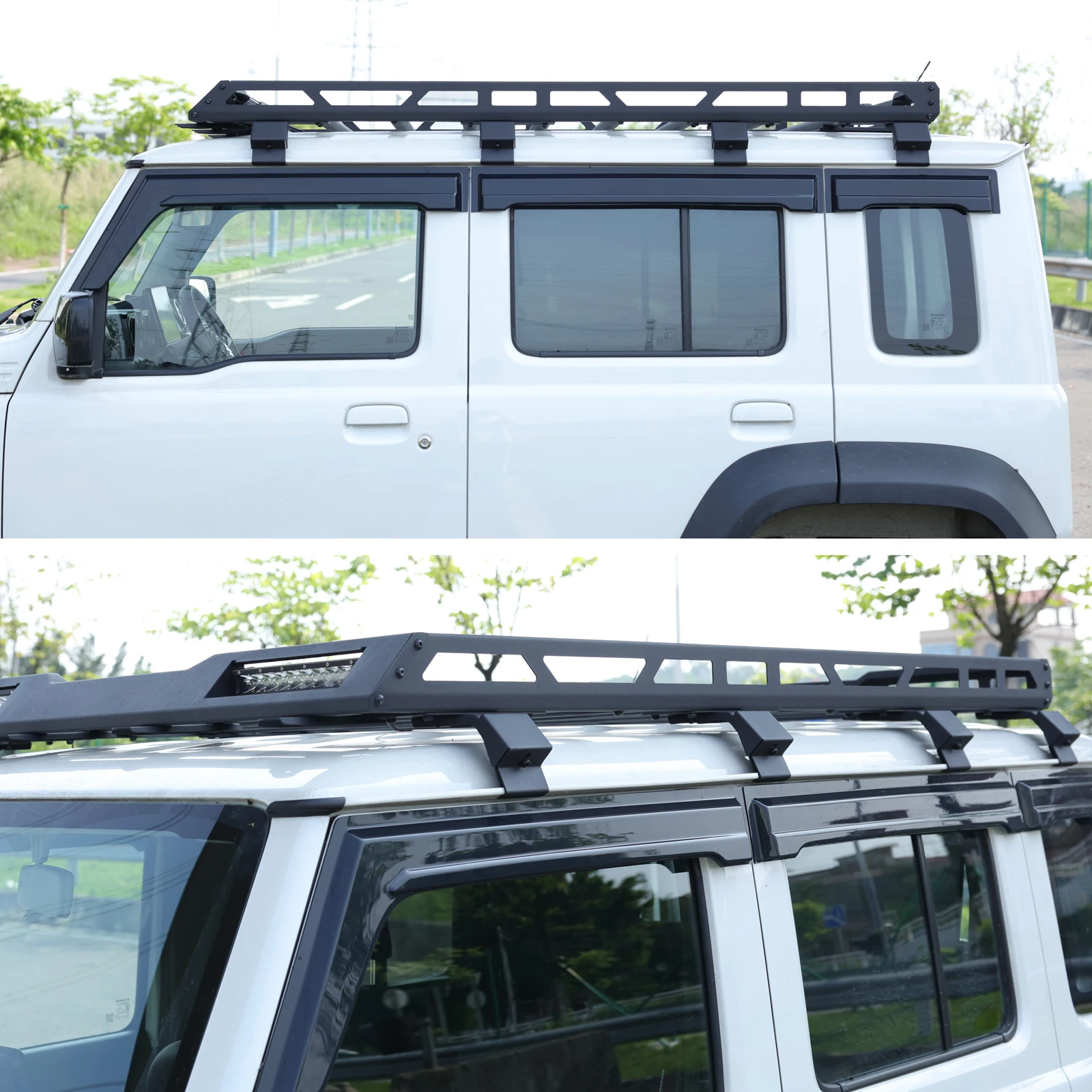 5 Door Jimny Car Window Visors For Suzuki New Jimny 4-Door JB74 2024+ Window Rain Guard Weathershield Sun Rain Deflector