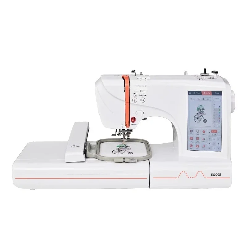 Mini Computerized Embroidery Machine Sewing Embroidery Machine with Sewing Smart LCD Monitor