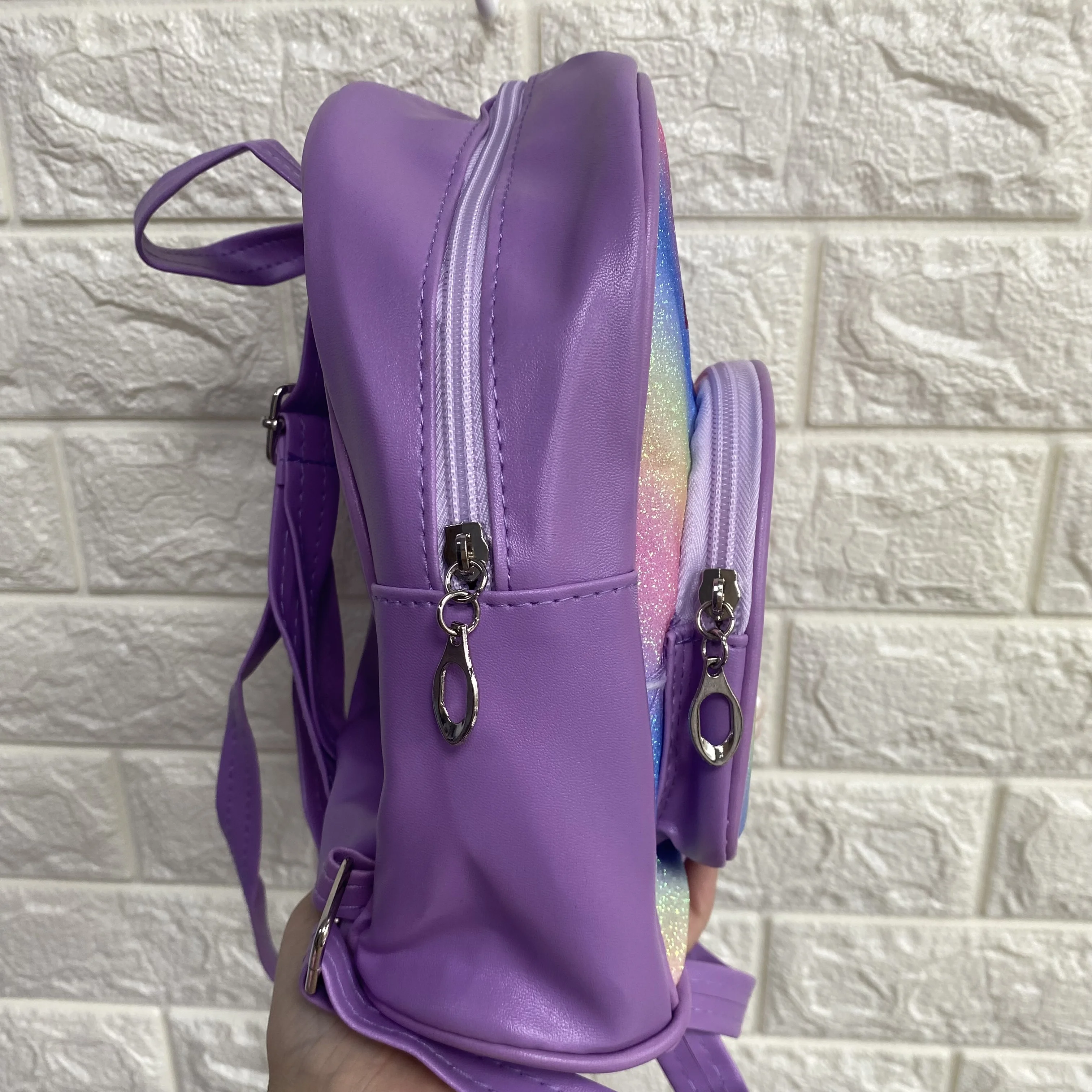 Sac à dos personnalisé en PU avec couronne brodée, sac à dos pour enfants, sac à dos personnalisé pour enfants, sac de jour personnalisé