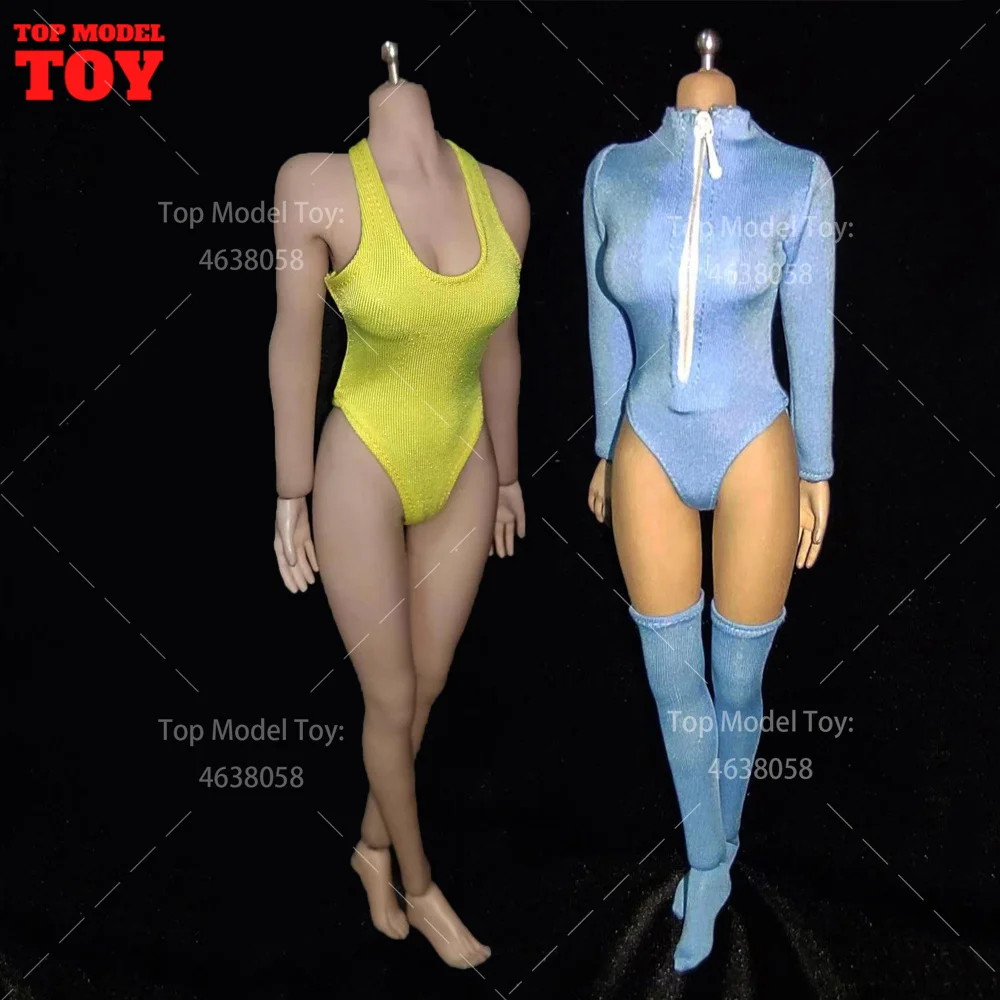 In Stock 1/6 Scale Hanging Neck One-piece Swimsuit Clothes Model for 12'' Ordinary Body Female Soldier  Action Figure Body Doll