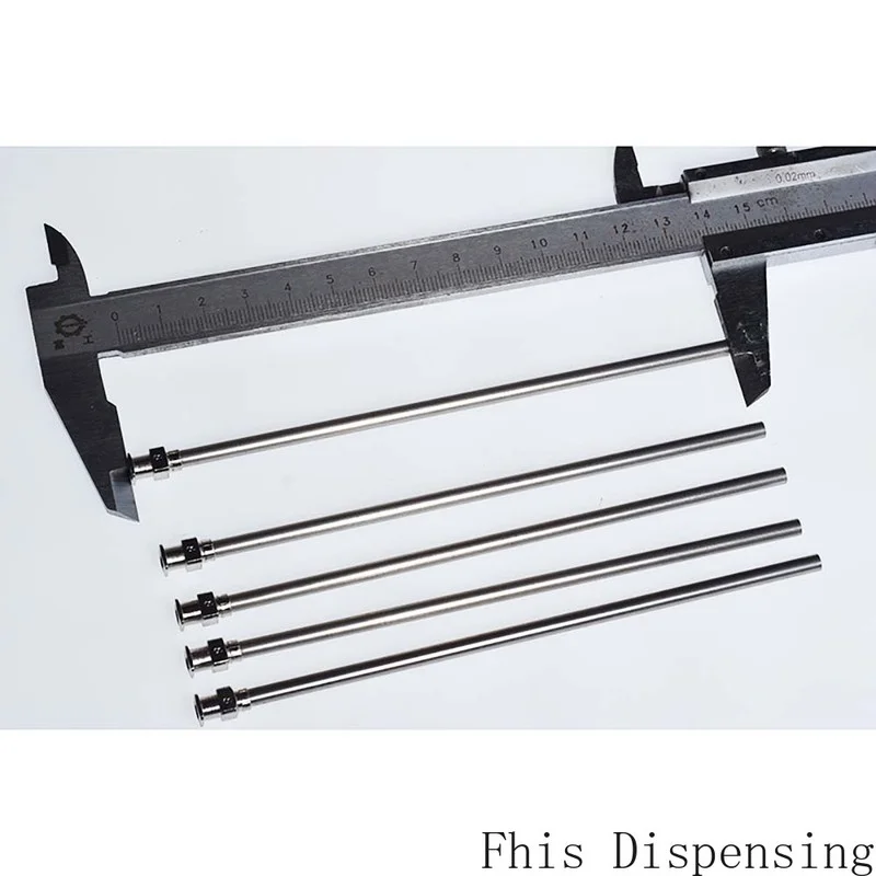 Dispensing Needles for Injection Pack of 100 Stainless Steel  All Metal Blunt Tips Syringe 8G 130mm
