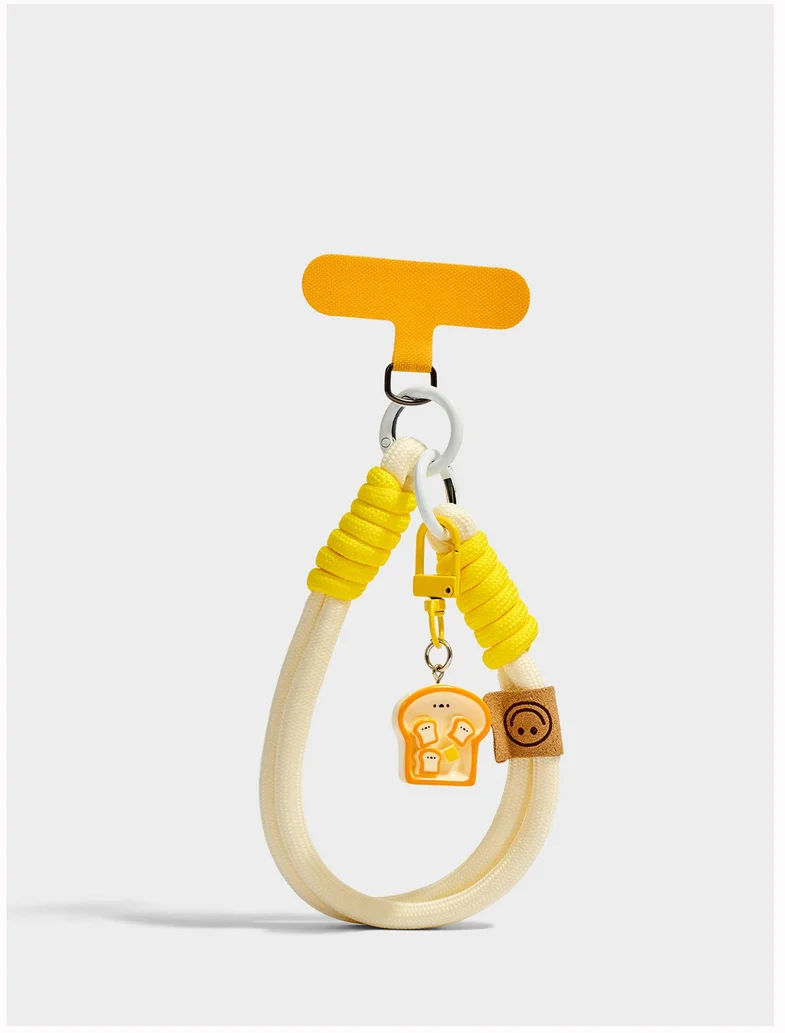 Original simulation toast mobile phone lanyard wristband key chain pendant pendant ornaments