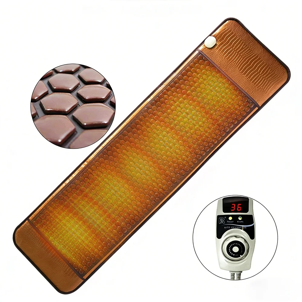 

Термогрелка-мат из нефрита и турмалина для дивана, йоги и фитнеса с регулируемой температурой для дома и салона