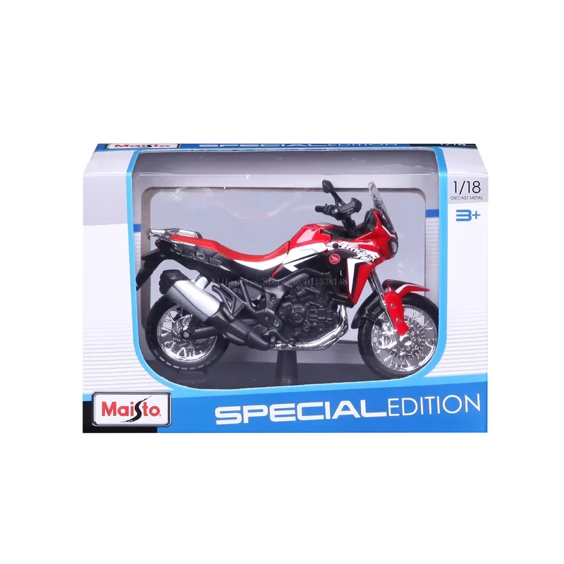 Maisto w skali 1:18 HONDA AFRICA TWIN DCT repliki motocyklowe z autentycznymi detalami motocykle zabawny model kolekcja prezent zabawka