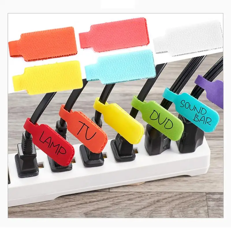 Wire Labels 20X Tags For Labeling Reusable Wire Markers Write On Cable Identifier Assorted Colors Organizing Wires And