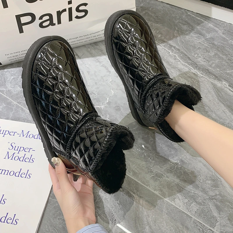 

New Classic Women's Snow Boots Winter Warm Plush Boots Women's Winter Casual Shoes Women's Ankle Fashion Boots Platform Shoes