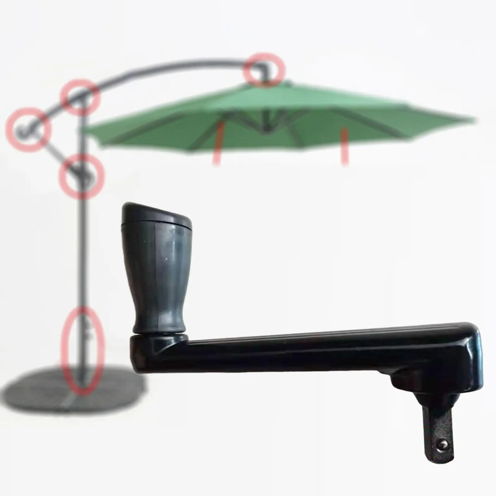 Patio Umbrella Accessories Parasol 0.31'' Width for Bleacher Lawn Boats
