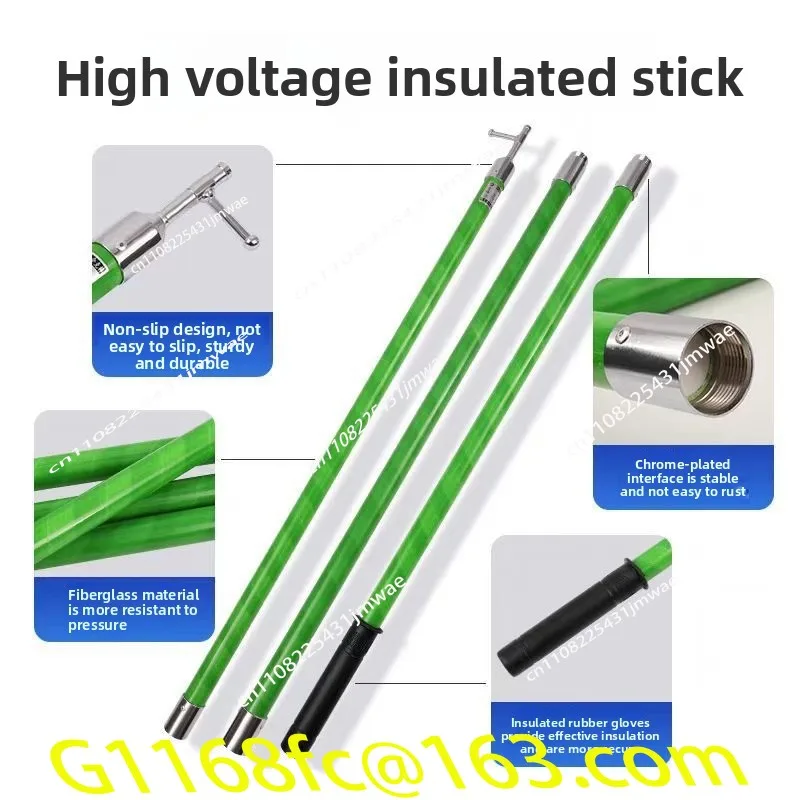Rod Joint FRP Insulated Operating Rod Telescopic 35kv High Voltage Brake Rod