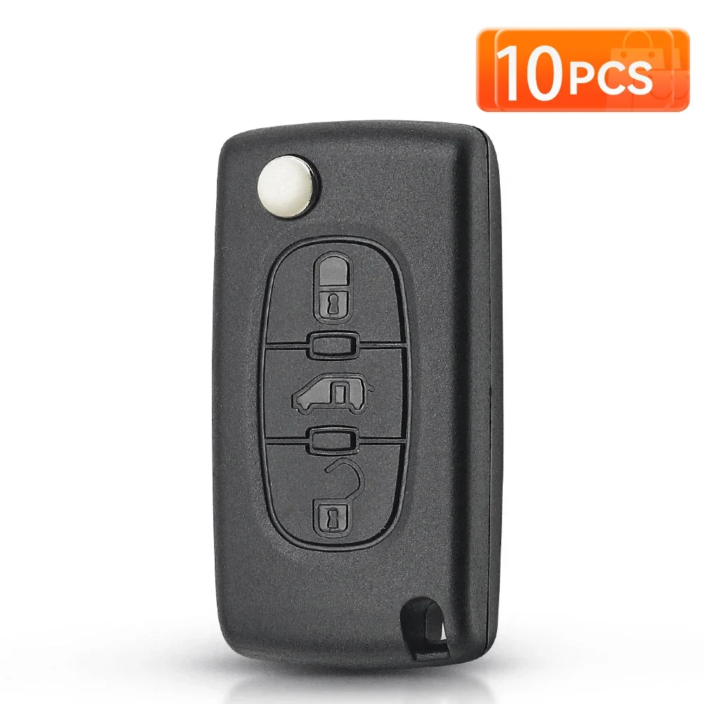 

KEYYOU для Fiat Scudo для Peugeot Partner Expert для Citroen Berlingo Dispatch (Van) 10 шт. CE0523/CE0536 удаленный ключ от машины