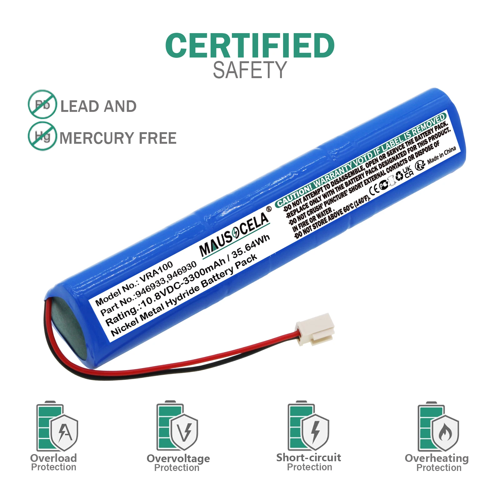 3300mAh-10.80V Smart Home Battery For Velux:846933,946930,946933,PA000568,Rollladen Antrieb,Solar Rollladen,SSL Solar Rollladen