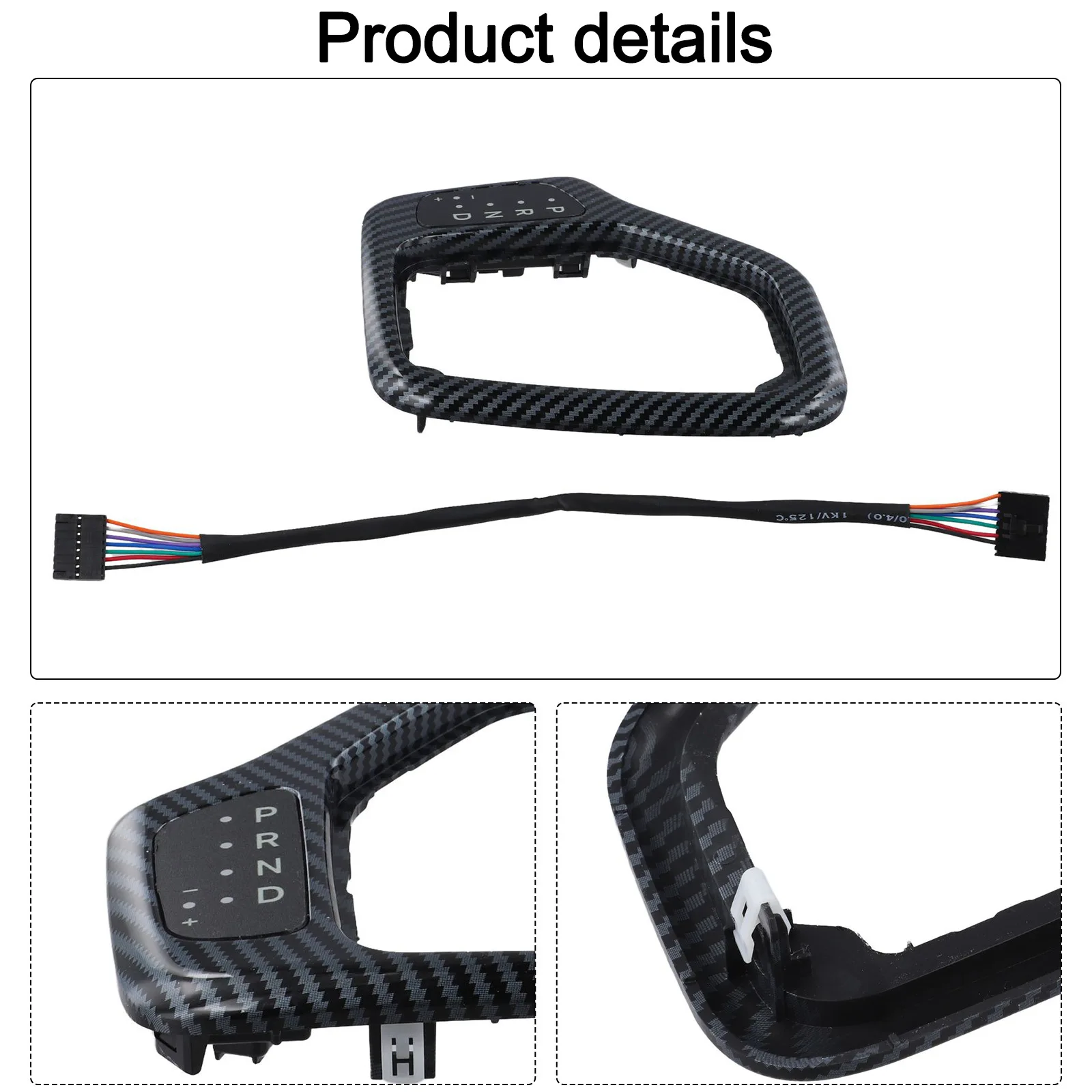 Car Interior Enhancement Harness Kit Carbon Fiber Bezel Transmission As Shown In The Figure Comprehensive Replacement