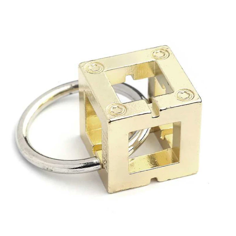 Rompicapo in metallo Scatola puzzle Difficile magia Mente Sfida IQ Test logico intelligente Giocattoli educativi per bambini Adulti